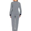 Autumn and Winter Striped Pajama Set - Image 13