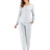 Autumn and Winter Striped Pajama Set - Image 8