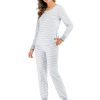 Autumn and Winter Striped Pajama Set - Image 6