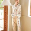 Butterfly printed pajama set