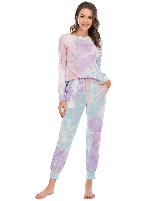 Tie dye women's pajamas