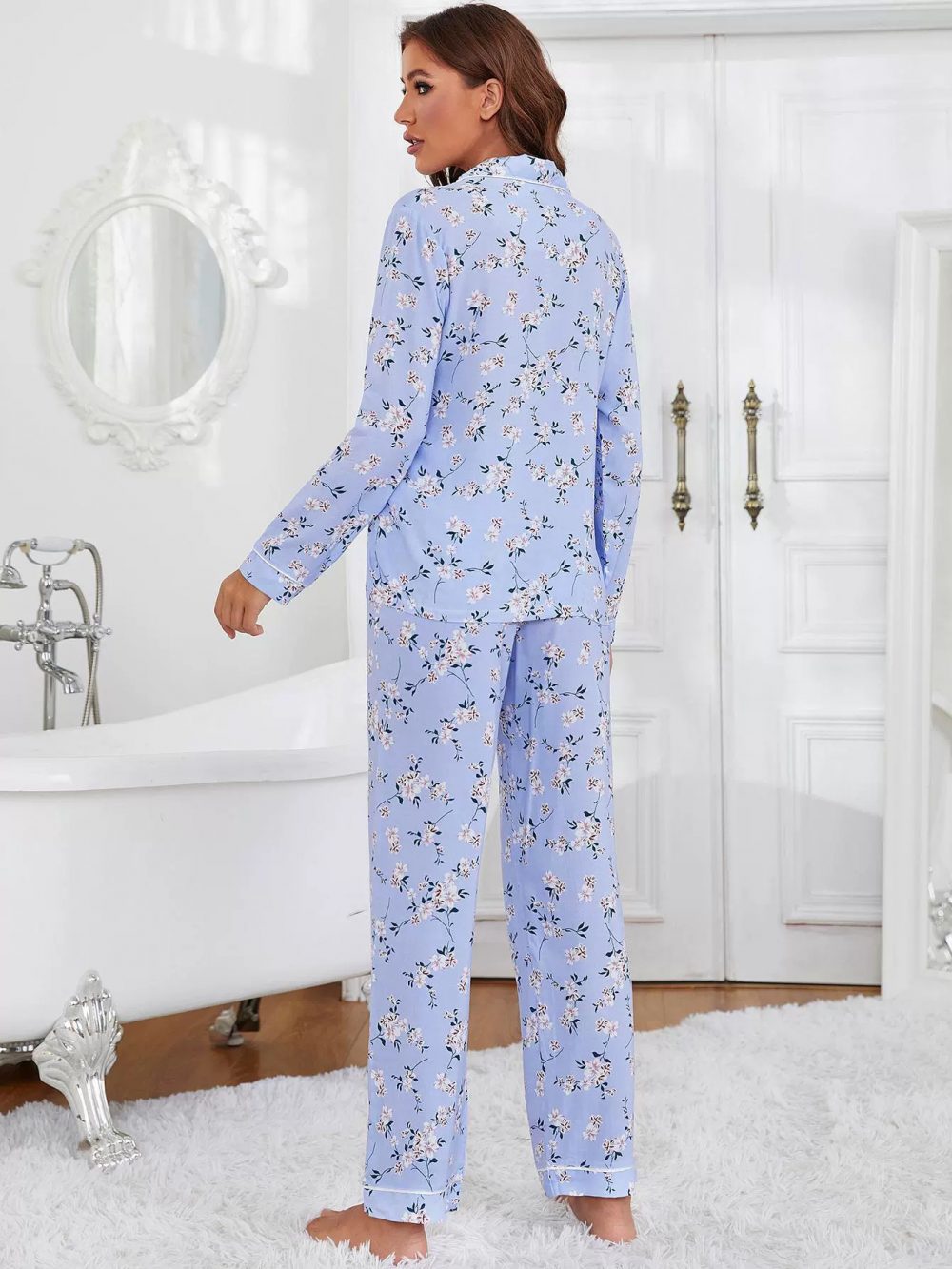 Autumn and winter long sleeved and long pants pajamas - 图片 4