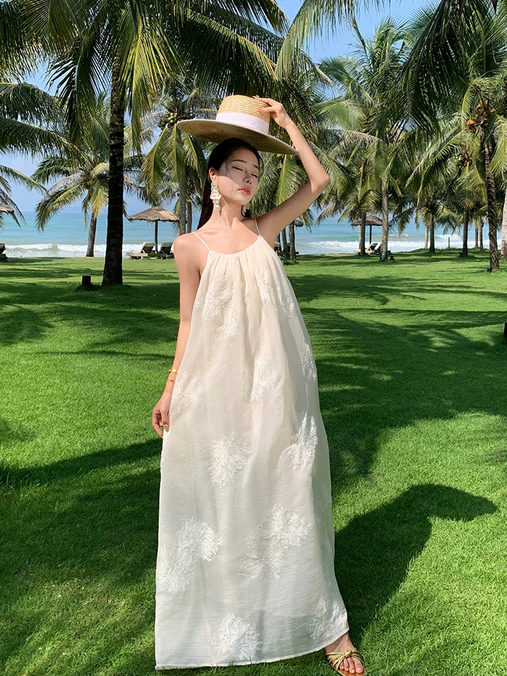 Seaside vacation long dress