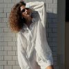 Simple style long sleeved shorts two-piece set