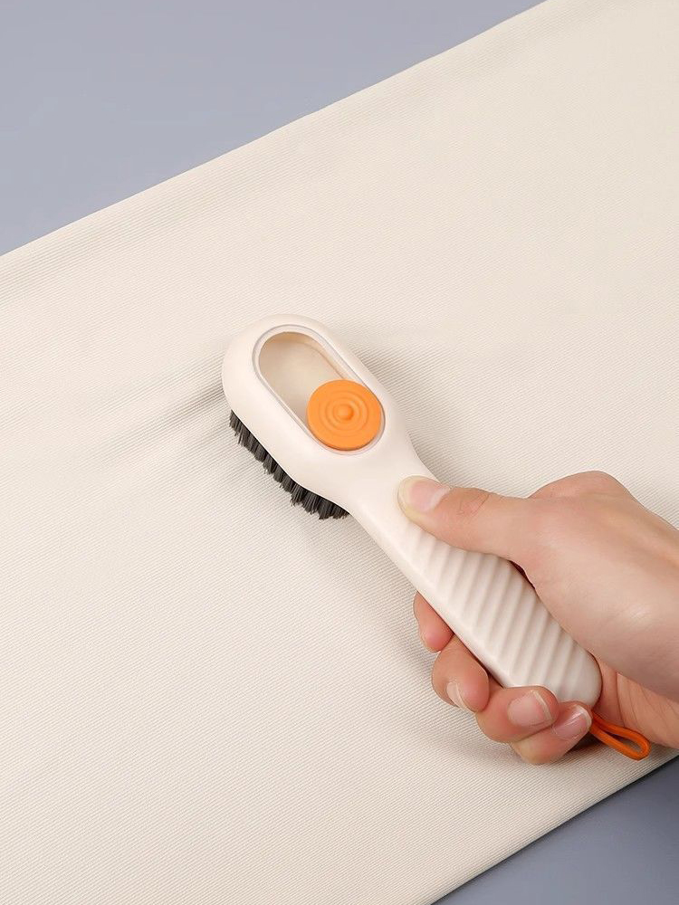 Can be filled with laundry detergent brush