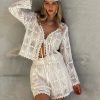 Knitted shirt shorts two-piece set - Image 8