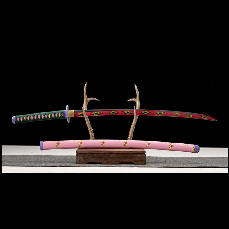 Demon Slayer Kokoshibou cosplay prop metal Nichirin Sword - Image 4