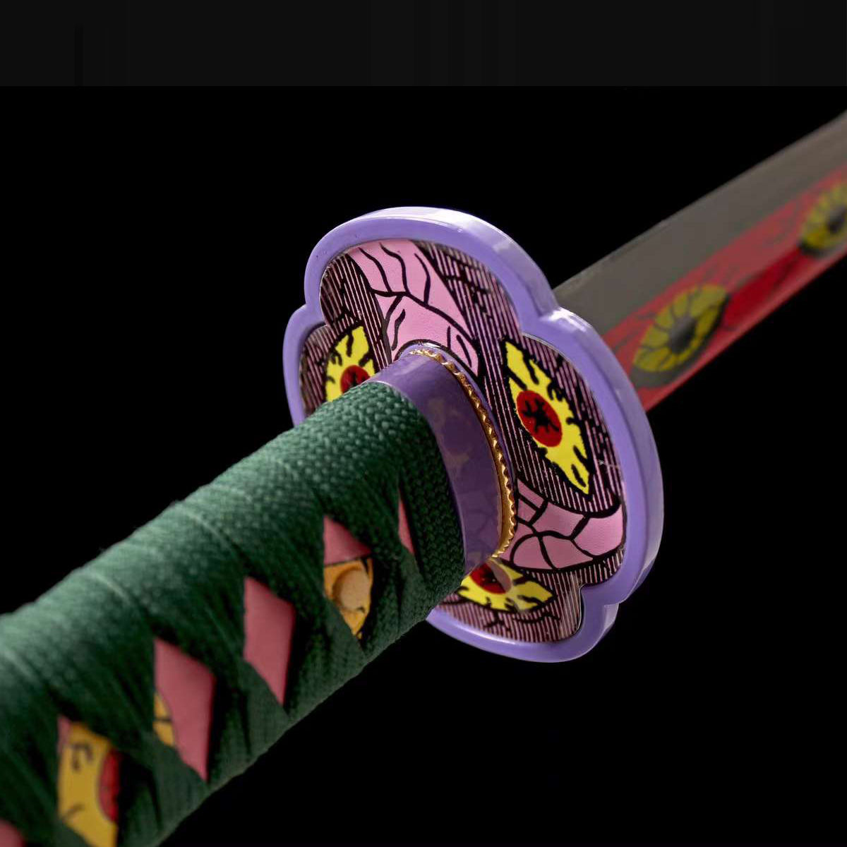 Demon Slayer Kokoshibou cosplay prop metal Nichirin Sword - Image 7