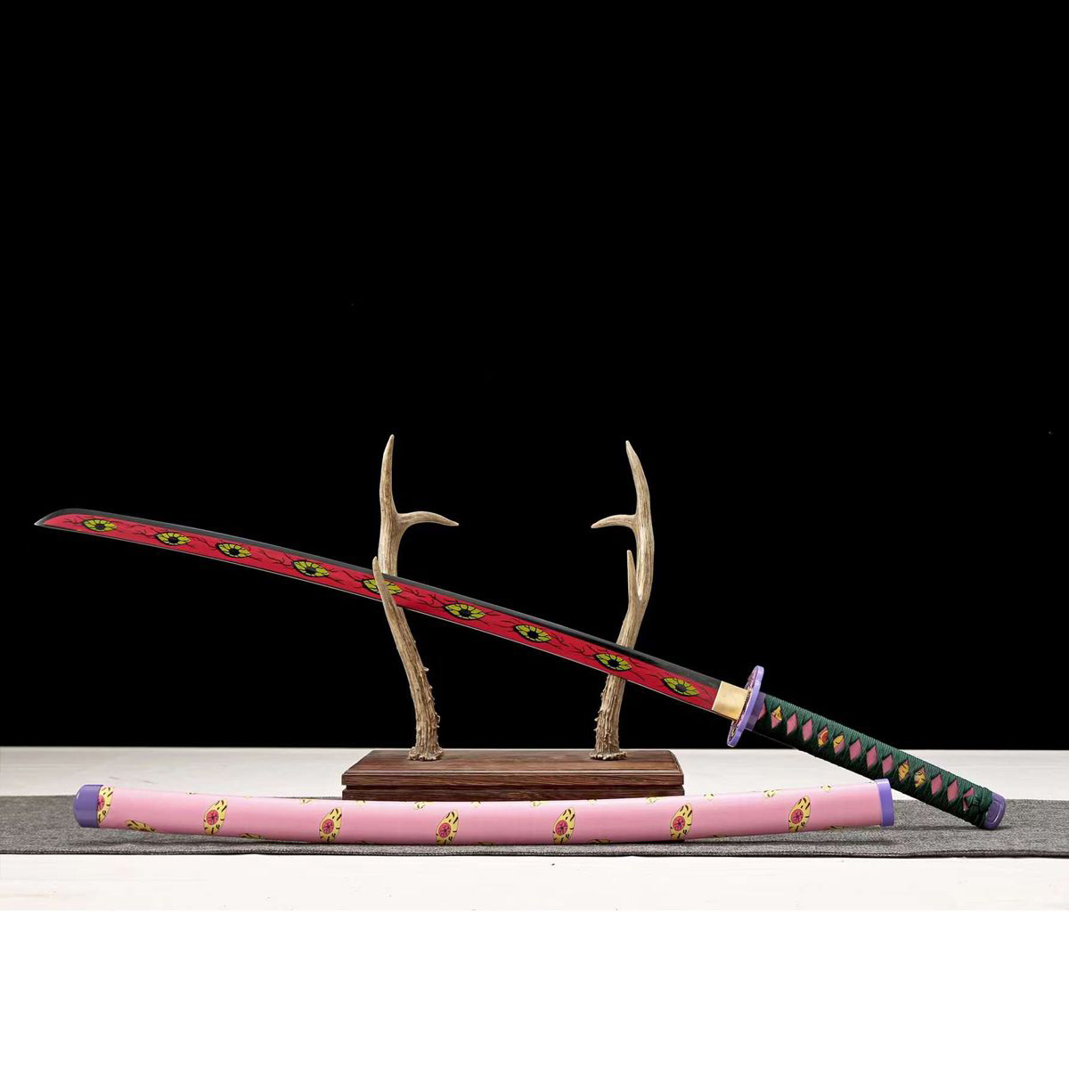 Demon Slayer Kokoshibou cosplay prop metal Nichirin Sword - Image 5