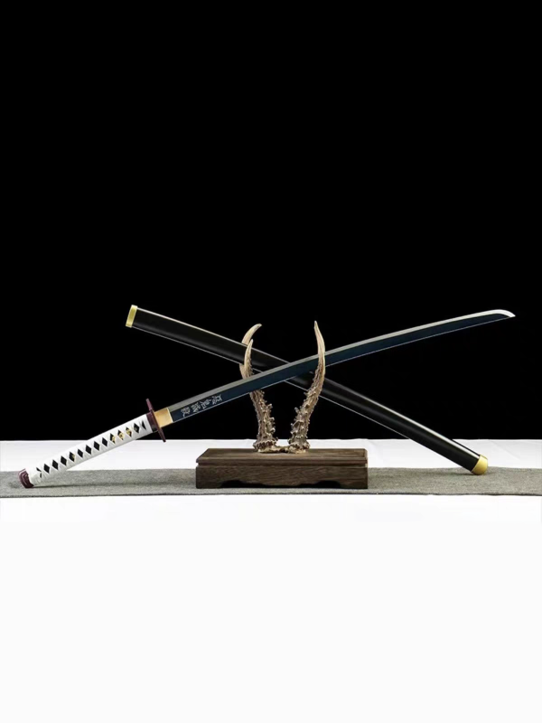 Demon Slayer Tomioka Giyuu cosplay prop metal Nichirin Sword