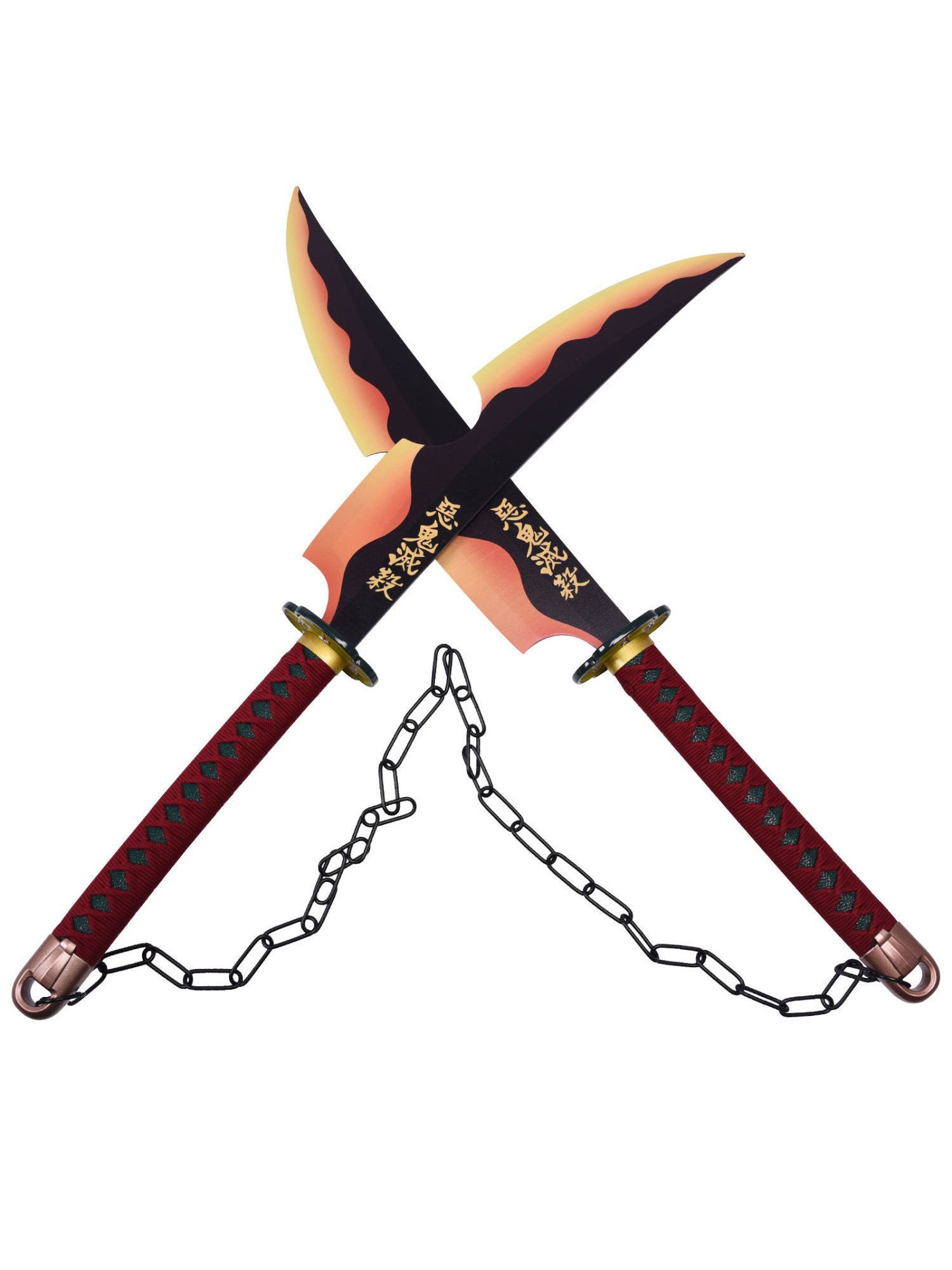 Demon Slayer Tengen Uzui cosplay prop metal Nichirin Sword
