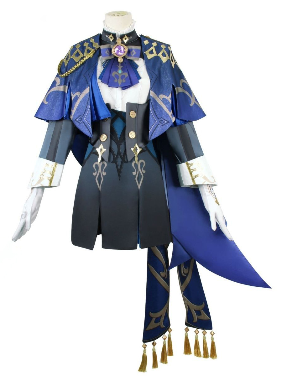 Genshin Impact Clorinde costume and wig
