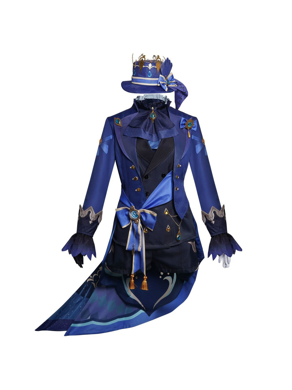 Genshin Impact Furina costume and wig