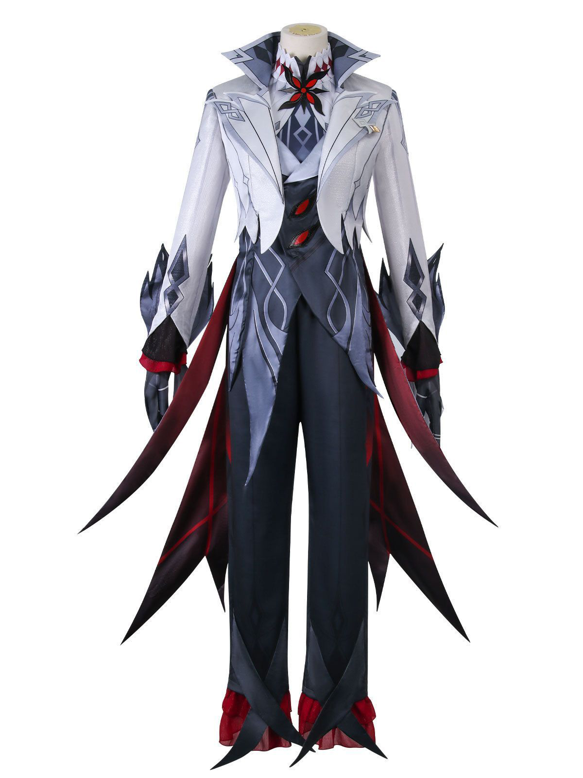 Genshin Impact Arlecchino costume and wig