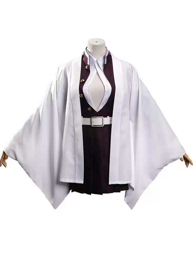 Demon Slayer Mitsuri Kanroji Cosplay costume and wig