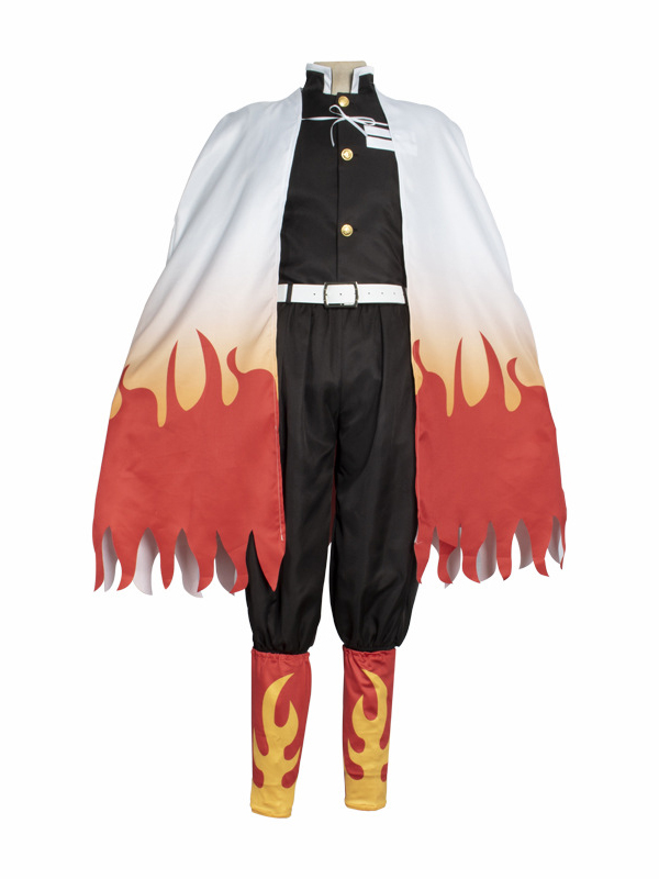 Demon Slayer Kyojuro Rengoku Cosplay costume and wig