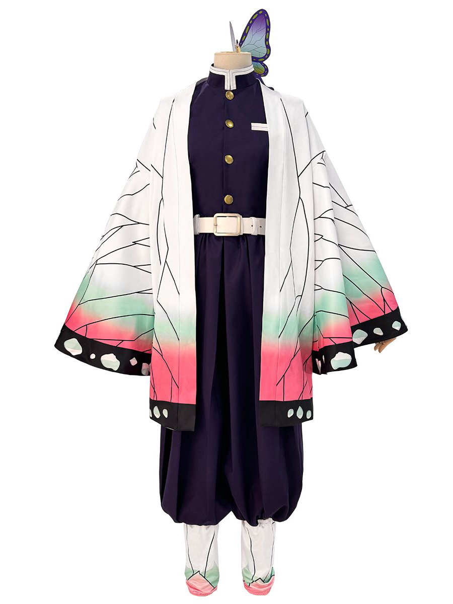 Demon Slayer Shinobu Kochou Cosplay costume and wig