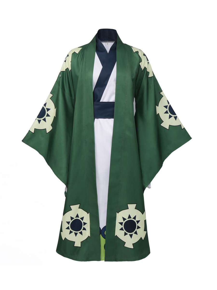 One Piece Roronoa Zoro cosplay costume and wig